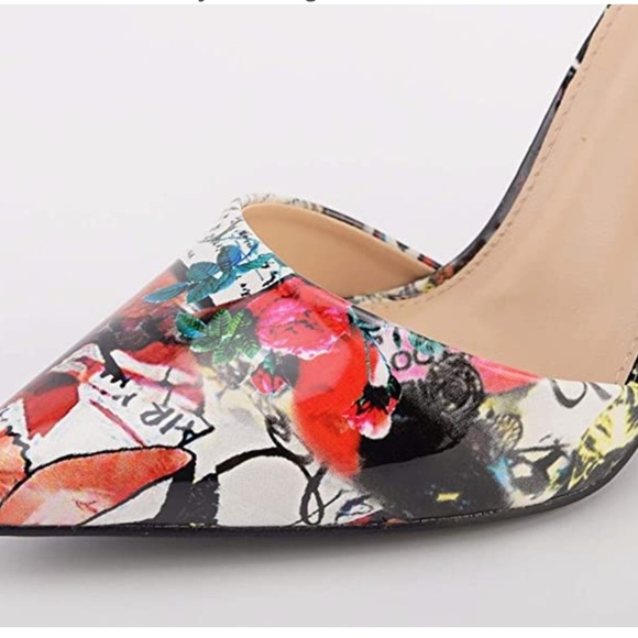 Mary Jane graffiti heels!!🤩 - Picture 8 of 8